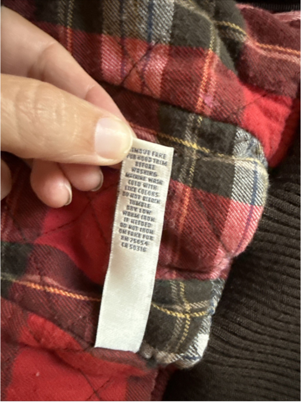 Vintage Y2K Abercrombie & Fitch Women’s Faux Fur Lined Hood Bomber Jacket Large - Picture 5 of 7